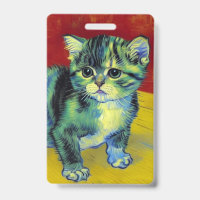 Van Gogh Tabby Cat