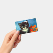 Badge Van Gogh Tuxedo Cat (Manuel / portable)