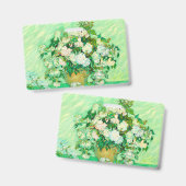 Badge Van Gogh White Roses (Avant & arrière)