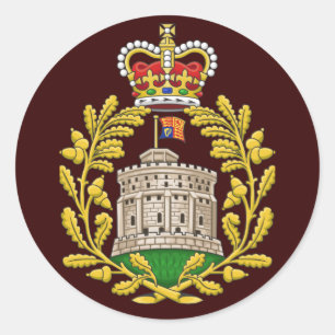 Badge van het Huis van Windsor Ronde Sticker