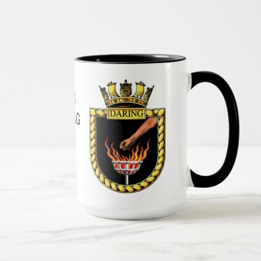 Badge van HMS Daring Mok (Rechts)