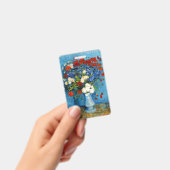 Badge Vase de Van Gogh avec Bleuets et Pavots (Manuel / portable)