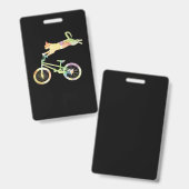 Badge Vélo vélo Cat - Votre collection de cadeaux (Avant & arrière)