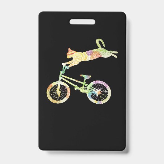 Badge Vélo vélo Cat - Votre collection de cadeaux (Avant)