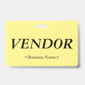 Badge "Vendeur" Nostalgique (Arrière)