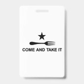 Badge Venez le prendre (Dos)