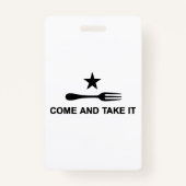 Badge Venez le prendre (Dos)