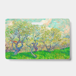 Badge Verger en fleurs de Vincent van Gogh