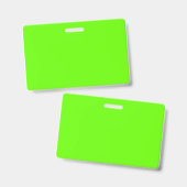 Badge Vert clair (couleur unie) (Avant & arrière)