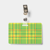 Badge vert de l'école bénévole (Arrière avec clip)