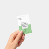 BADGE VERTICAL PERSONNALISÉ (Manuel / portable)