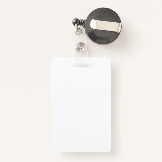 BADGE VERTICAL, RETRACTABLE - L'AMOUR NUAGE (Back with Retractable)