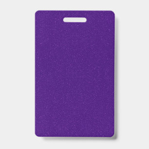 Badge Vertical Violet Pailleté Complet – Personnal