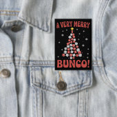 Badge Very Merry Bunco Christmas Tree Dice Game Night (Insitu)