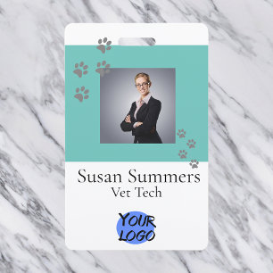 Badge Vétérinaire Groomer animal de compagnie Chien chat