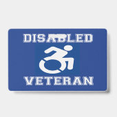 Badge Vétérinaire handicapé (Arrière)