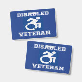 Badge Vétérinaire handicapé (Avant & arrière)