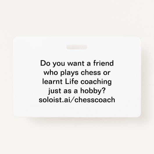 Badge Veux-tu un ami ? (Dos)