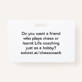 Badge Veux-tu un ami ? (Devant)