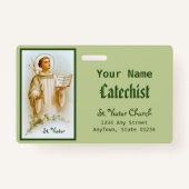 Badge Viateur de Lyon le Catéchiste (BF 02) (Dos)