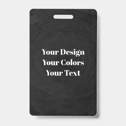 Badge Vide - Créez votre propre personnalisation (Avant)