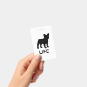 Badge vie de bouledogue français (Manuel / portable)