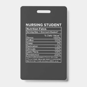 Badge Vie infirmière Étudiants en soins infirmiers - D