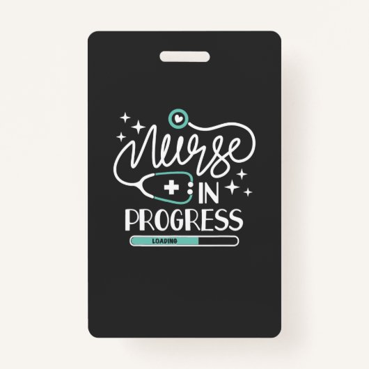 Badge Vie infirmière| Infirmière en cours (Devant)