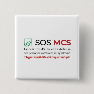 badge vierkante button 5,1 cm