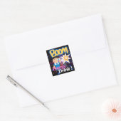 badge vierkante sticker (Envelop)