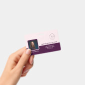 Badge Vin Couleur Royal Crimson Logo & Code-barres (Manuel / portable)