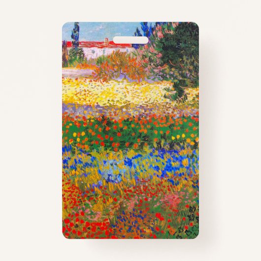 Badge Vincent Van Gogh Flower Garden (Devant)