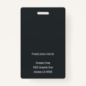 Badge Vintage Key | Real Estate Employee Photo ID (Dos)