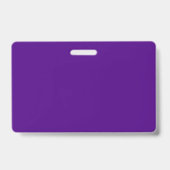 Badge Violet Partagé Verticalement (Personnalisabl (Arrière)