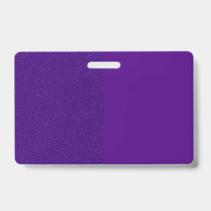 Badge Violet Partagé Verticalement (Personnalisabl