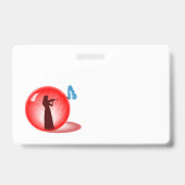 Badge Violoniste dans Sphère (Arrière)