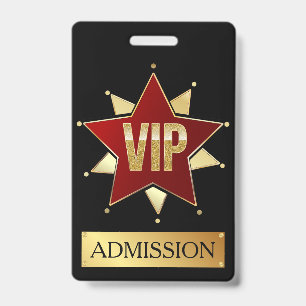 BADGE VIP