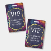 Badge VIP (Avant & arrière)