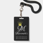 BADGE VIP (Back with Lanyard)