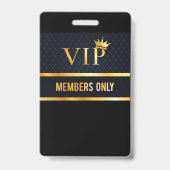 BADGE VIP (Arrière)