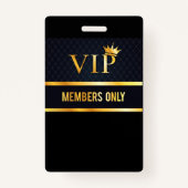 BADGE VIP (Dos)