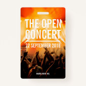 Badge VIP All Access Pass Concert Event (Dos)