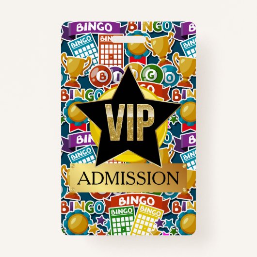 BADGE VIP BINGO (Devant)