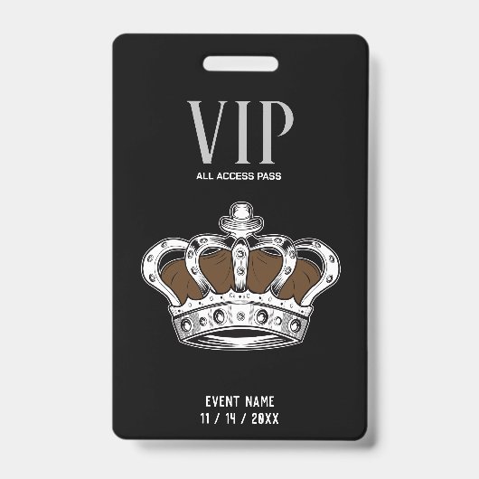 Badge VIP Couronne (Avant)
