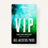 Badge VIP d'événement All Access Pass (Devant)