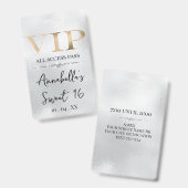 Badge VIP Or en Glamour sur Argent (Avant & arrière)