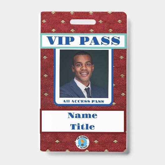 Badge VIP PASS (Avant)