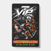 Badge VIP Soirée de Célibataire Passe Backstage (Avant)