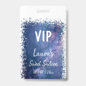 badge VIP sweet sixteen (Arrière)