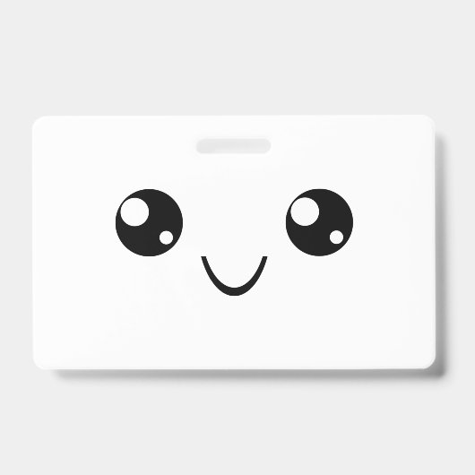 Badge Visage souriant (Avant)